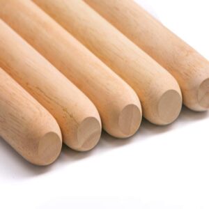 Wooden Rolling Pin, French Dumpling Rolling Pin for Baking Pizza Dough Roller 30 x 3.5cm