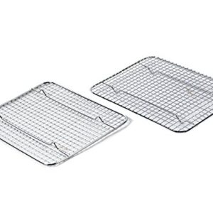 Great Credentials Heavy-Duty Cooling Rack, Cooling Racks, Wire Pan Grade, Commercial Grade, Oven-Safe, Chrome (8 x 10 Inch)