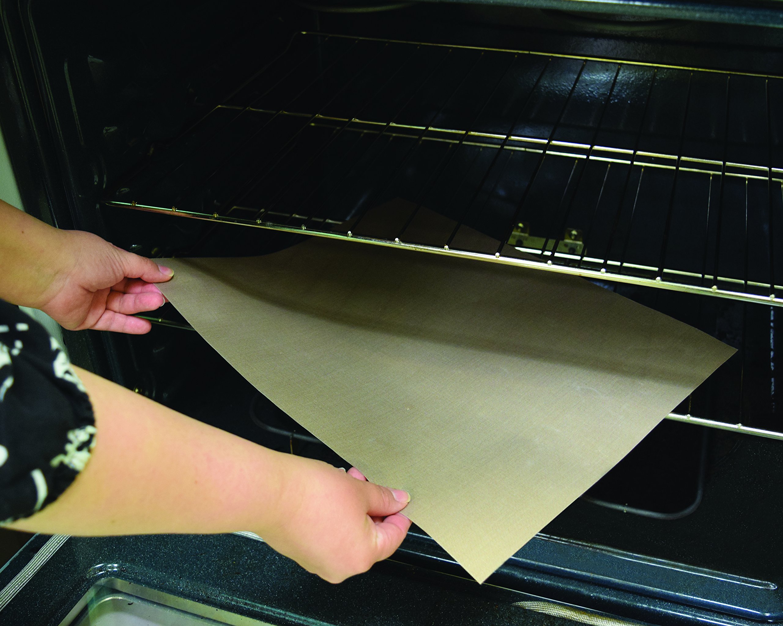 YOSHI GRILL & BAKE MATS Non-Stick Oven Liner,copper