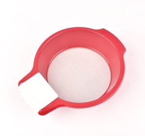 sifting pan fine mesh strainer/flour sieve/icing and sugar sifter,60 mesh 7.2 inch