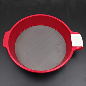 Sifting Pan Fine Mesh Strainer/Flour Sieve/Icing and Sugar Sifter,60 mesh 7.2 inch