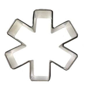 r&m medical symbol cookie cutter 3 inch –tin plated steel cookie cutters – medical symbol cookie mold