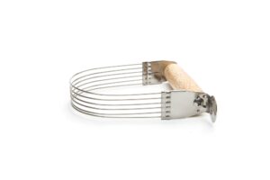 fox run wire pastry blender, 5", steel and wood