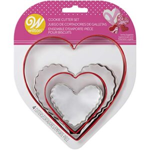 Wilton Nesting Hearts Cookie Cutter Set, 4-Piece