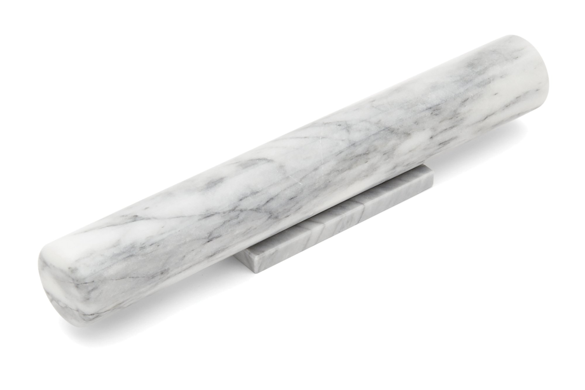 Fox Run French Marble 11" Rolling Pin with Base, 3 x 13 x 3 inches