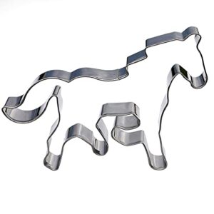 Horse Farm Animal Cookie Cutter, Premium Food-Grade Stainless Steel, Dishwasher Safe