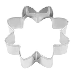 R&M International 5106 Summer Time Cookie Cutters, Ice Cream Cone, Sunshine, Sunglasses, Flower, 4-Piece Set,Silver