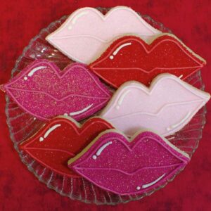 Lips Kiss Cookie Cutter, 4.25" Made in USA by Ann Clark