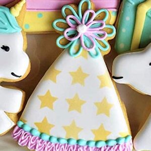 Birthday Cookie Cutters 9-Pc. Set Made in USA by Ann Clark, Cake, Candle, Present, Birthday Hat, Plaque and more