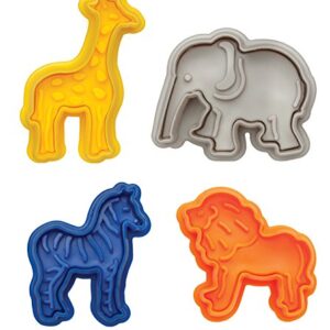 Mrs. Anderson’s Baking Animal Cracker Cookie Cutters, BPA Free, Set of 4