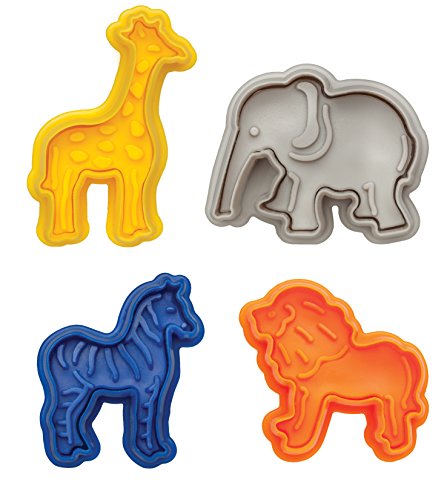 Mrs. Anderson’s Baking Animal Cracker Cookie Cutters, BPA Free, Set of 4