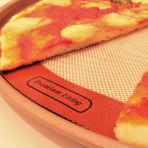 Premium Living Pizza Baking Silicone Mat 12" red (2, Red)