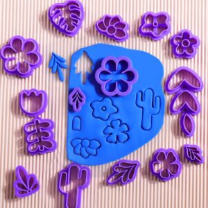 BABORUI 200Pcs Polymer Clay Cutters, Set of 22 Clay Cutters, 8Pcs Circle Clay Earring Cutters with 170Pcs Clay Earring Making Kit, Polymer Clay Tools for Polymer Clay Jewelry Making