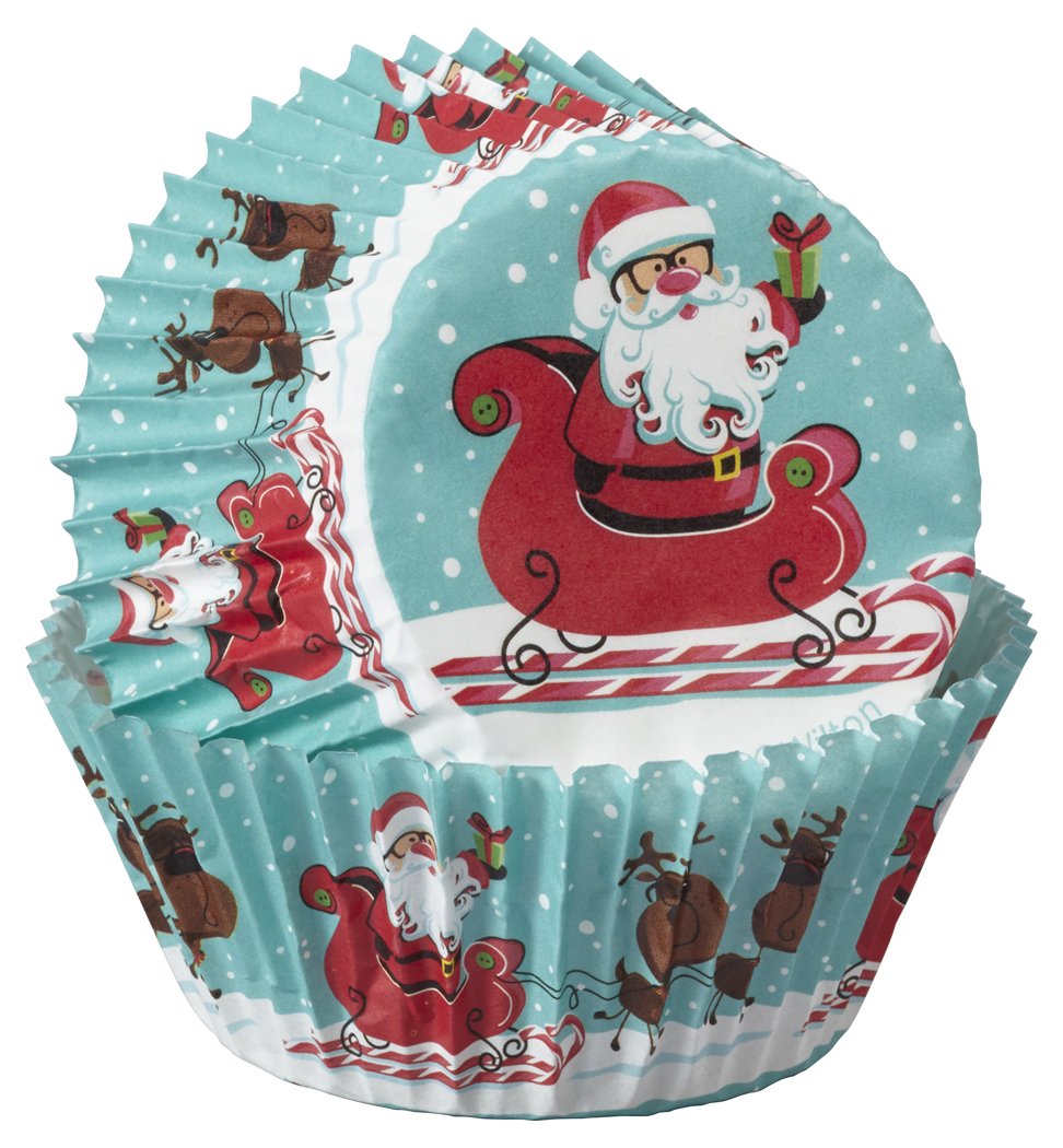 Wilton 75 Count Christmas Sweet Holiday Sharing Standard Baking Cups