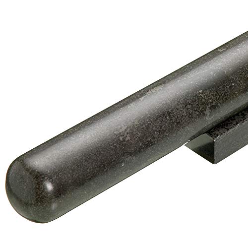 MasterClass Kitchen Craft MCGRANRP Rolling Pin/Stand, Marble, Black, 40 x 12 x 16 cm