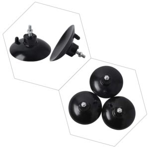 HSTECH (4 Pcs) Black French Fry Suction Cup Feet Compatible with Industrial Commercial French Fry Cutter