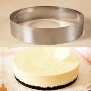 Sunrise Kitchen Supply Heavy Gauge Stainless Steel Round Cake Mold/Pastry Ring 5" x 1.75"