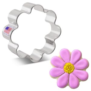 spring flower mother's day cookie cutter 3" made in usa by ann clark