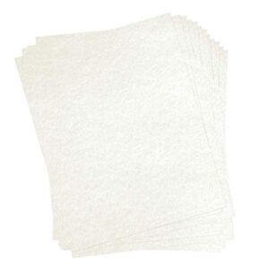 Dulytek Pre-Cut Parchment Paper - 10" x 7" - Slick Silicone Coating on Double Sides [ 50-Sheet ]