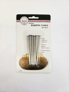 aluminum baked potato nails baking cooking spud nail set of 6 - tools & gadgets by kitchen tools