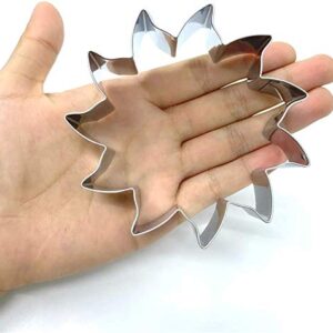 LILIAO Sun Cookie Cutter - 3.6 x 3.6 inches - Stainless Steel