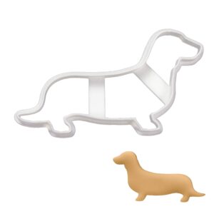 dachshund silhouette cookie cutter, 1 piece - bakerlogy
