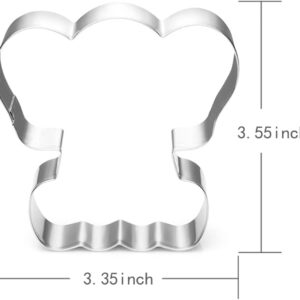 LUBTOSMN New Elephant Cookie Cutter-3.5 inch-Biscui Cookie Cutters Fondant Molds for Baby Shower Birthday Party