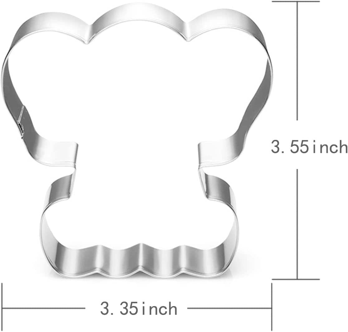 LUBTOSMN New Elephant Cookie Cutter-3.5 inch-Biscui Cookie Cutters Fondant Molds for Baby Shower Birthday Party