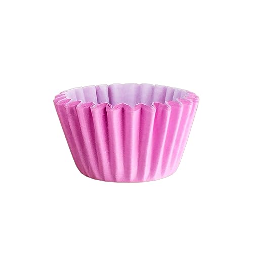 Candy Cups Dessert Wrappers Fla - Forminha para Brigadeiro - Paper Cup Liner for Sweets | For Birthday, Bridal and Baby Shower (Light Pink) - SMALL