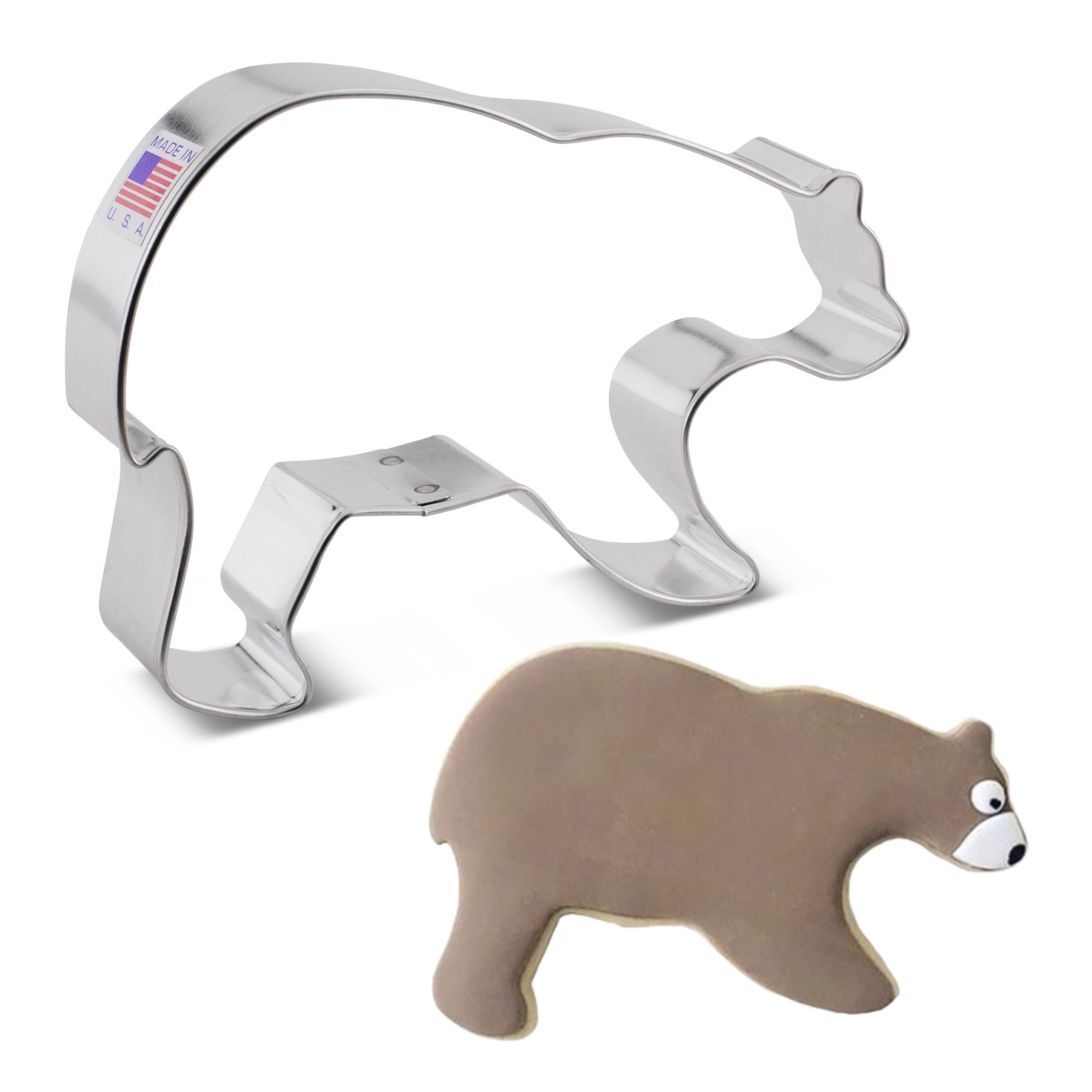 Bear Cookie Cutter 5.5" Made in USA by Ann Clark