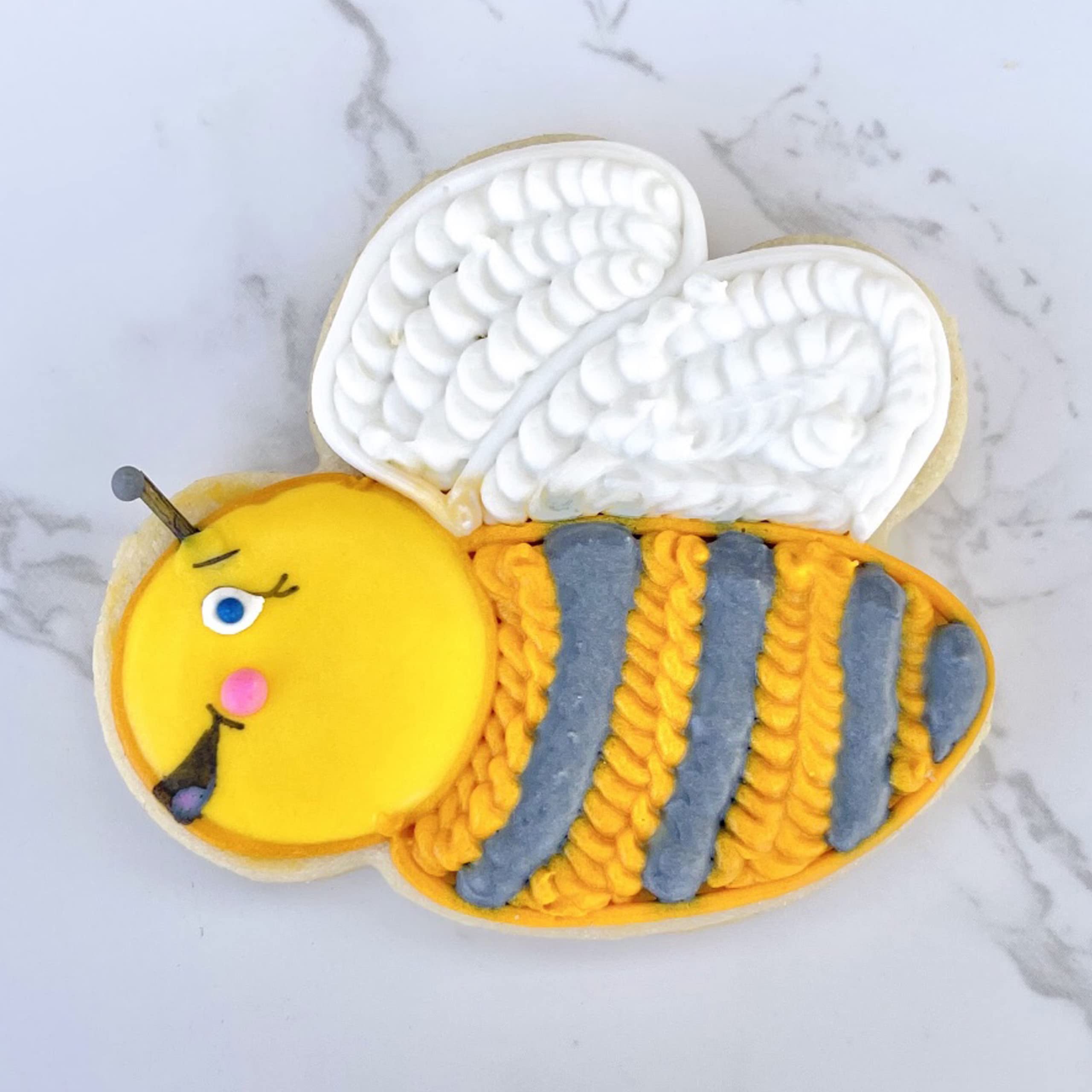 Cute Bee Cookie Cutter, 3" Made in USA by Ann Clark