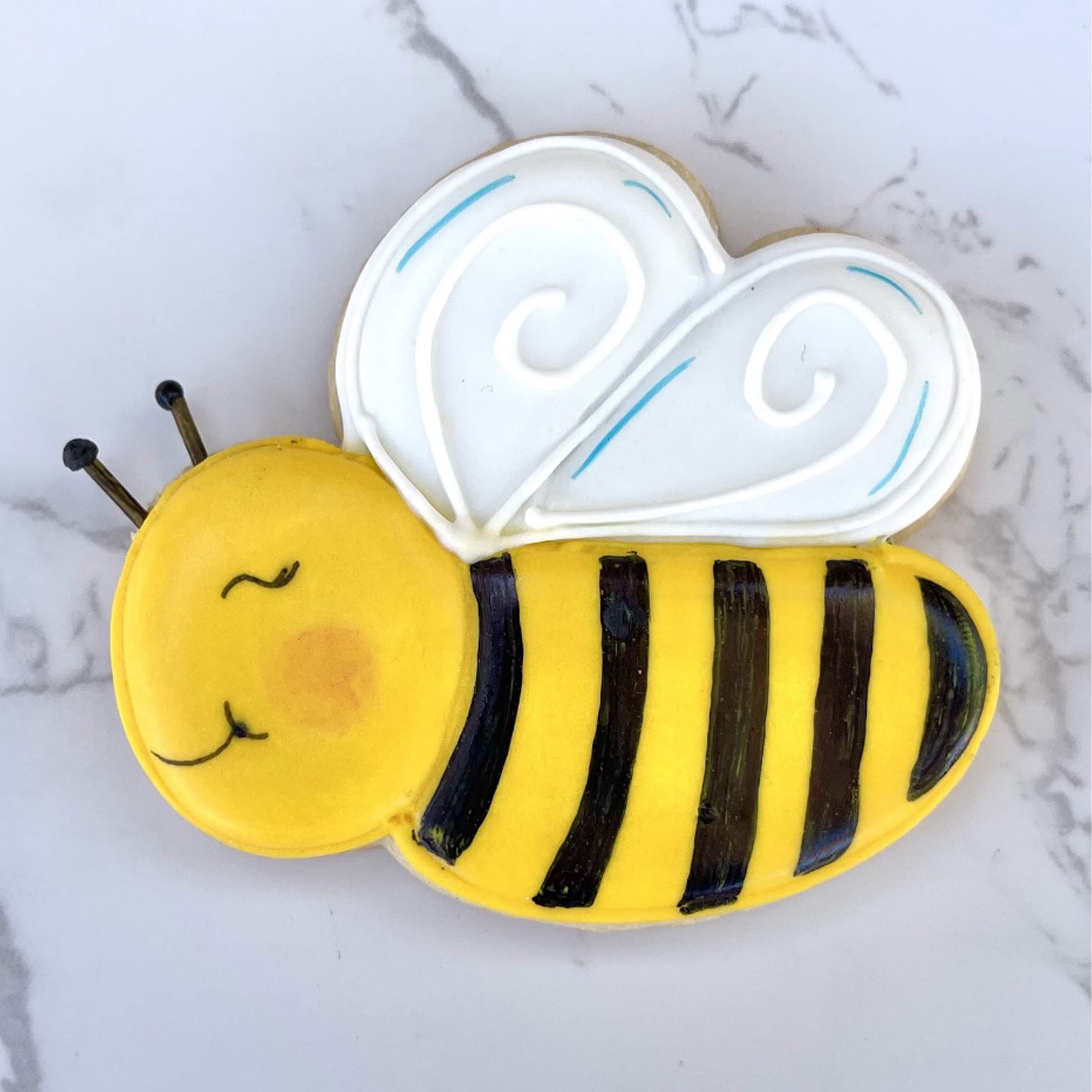 Cute Bee Cookie Cutter, 3" Made in USA by Ann Clark