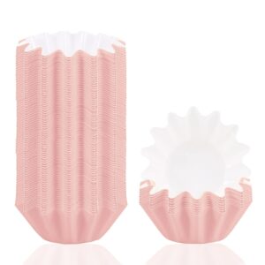 200 pcs pink mini cupcake liner cupcake wrappers paper cupcake cup greaseproof baking cups for wedding birthday party baby shower