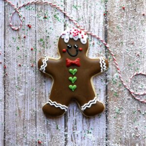 Gingerbread Man Cookie Cutter Set (Gingerbread Man 3 Piece), Premium Food-Grade Stainless Steel, Dishwasher Safe