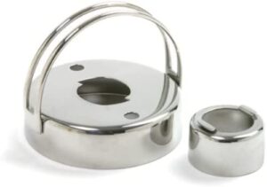norpro stainless steel donut/biscuit/cookie cutter with removable center 2.75in/7cm