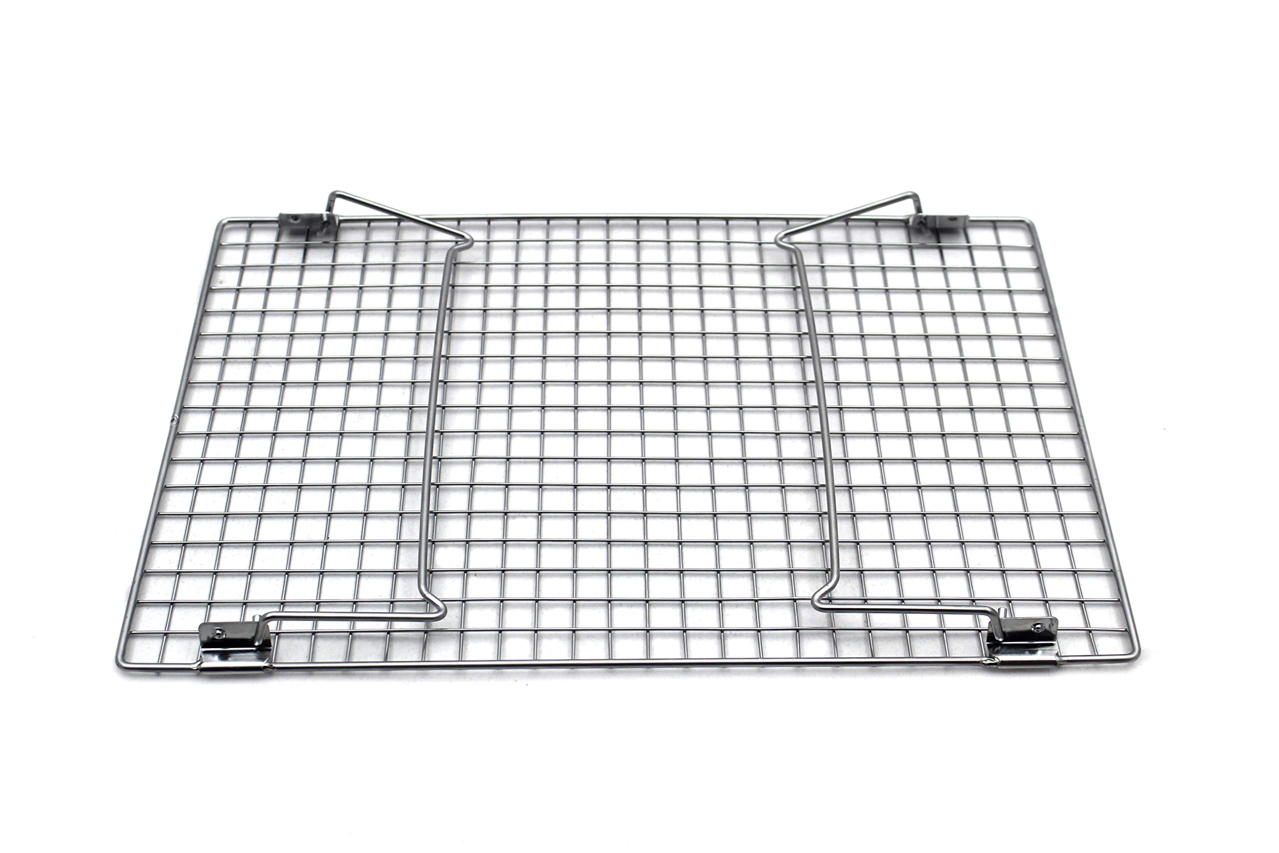 Checkered Chef Stainless Steel Stackable Cooling Racks - 2 Pack Stacking Cooling/Baking Racks - Each Rack 10 x 15" - Tiered Cooling Rack for Cooking, Cooling and Baking - Oven and Dishwasher Safe