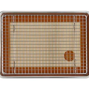 Mrs. Anderson’s Baking Professional Quarter-Size Baking and Cooling Rack, 8.5 x 12-Inches