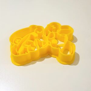 T3D Cookie Cutters Inspired By Mario Bros Cookie Cutter, Suitable for Cakes Biscuit and Fondant Cookie Mold for Homemade Treats, 3.54'' x 2.63'' x 0.55''