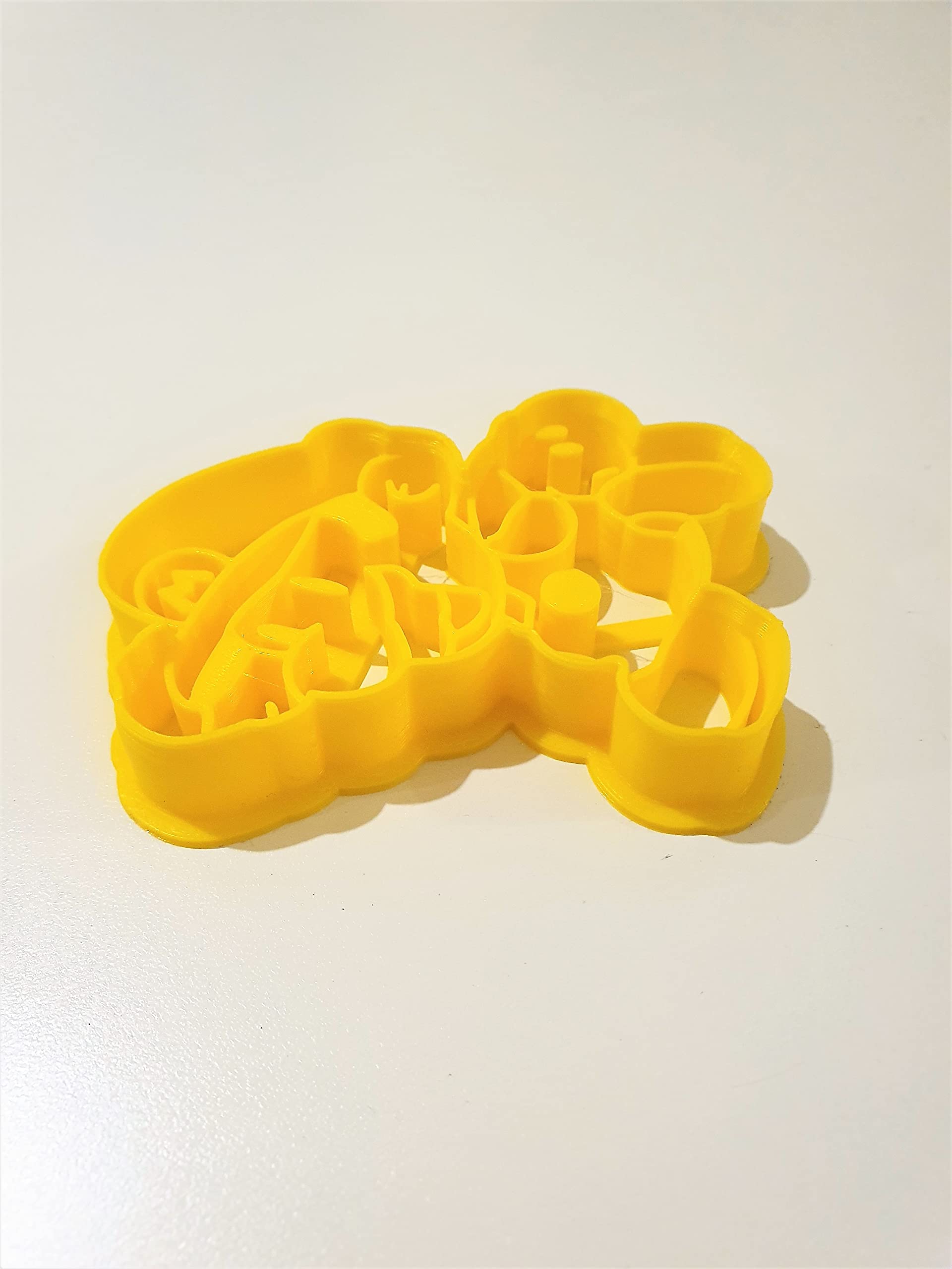 T3D Cookie Cutters Inspired By Mario Bros Cookie Cutter, Suitable for Cakes Biscuit and Fondant Cookie Mold for Homemade Treats, 3.54'' x 2.63'' x 0.55''