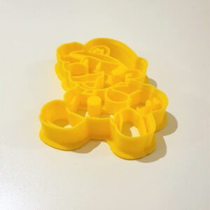 T3D Cookie Cutters Inspired By Mario Bros Cookie Cutter, Suitable for Cakes Biscuit and Fondant Cookie Mold for Homemade Treats, 3.54'' x 2.63'' x 0.55''