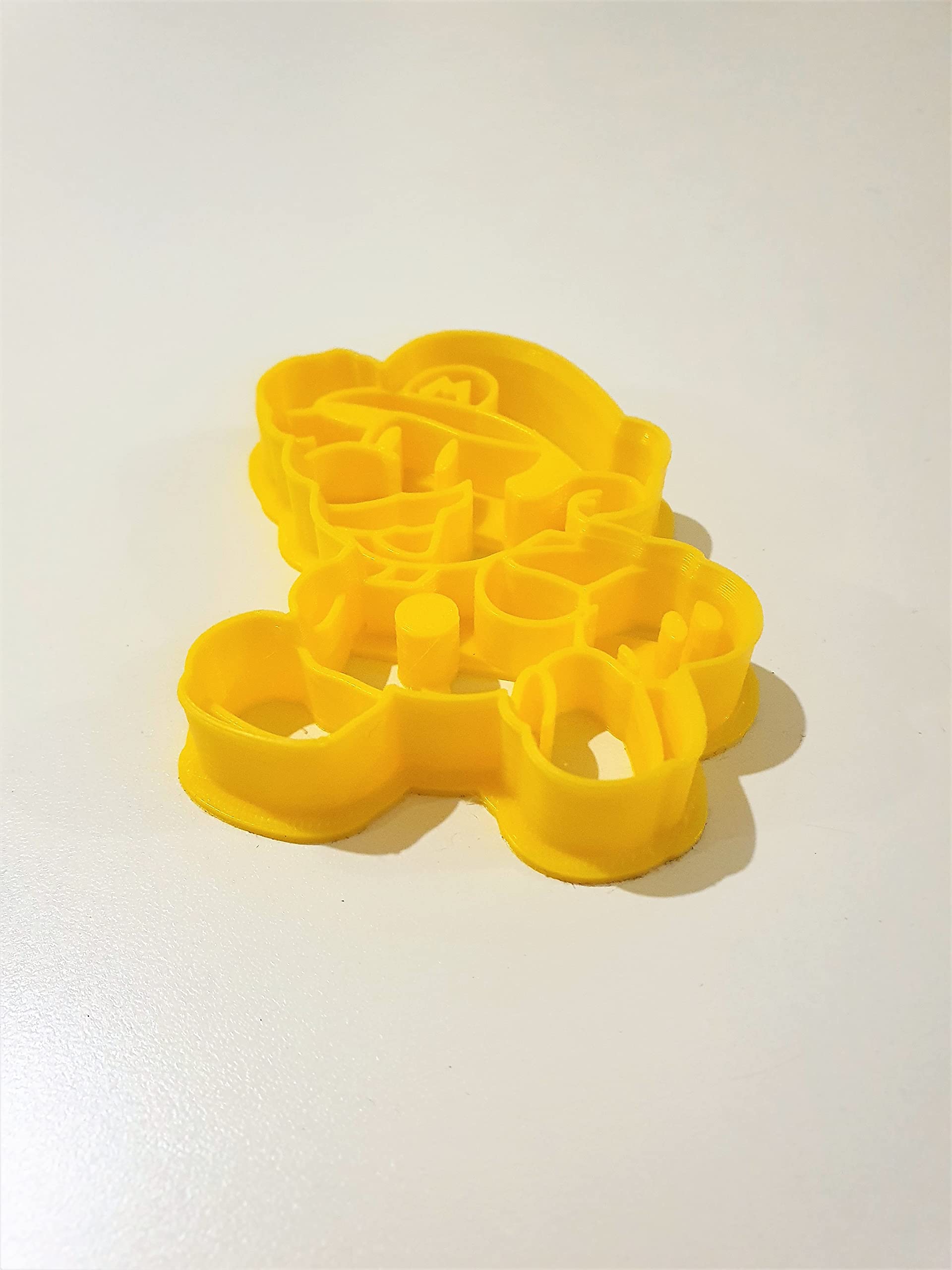 T3D Cookie Cutters Inspired By Mario Bros Cookie Cutter, Suitable for Cakes Biscuit and Fondant Cookie Mold for Homemade Treats, 3.54'' x 2.63'' x 0.55''