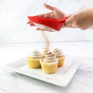 Tovolo 1 Cup Scoop & Sift, Ergonomic Design, Easy Scooping, Dishwasher Safe