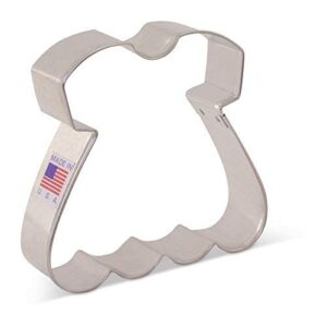 Baby Dress Cookie Cutter, 3.75" Made in USA by Ann Clark