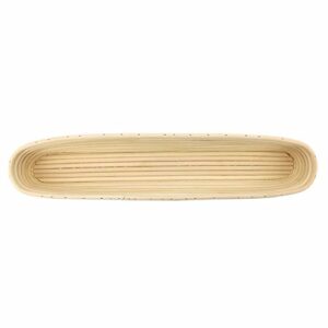 15 inches Baguette Banneton Bread Proofing Basket and Linen Liner Set 2 Pack