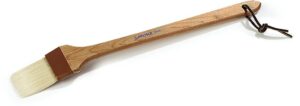 sparta 4037000 boarhair angled pastry brush, basting brush with handle hole, 2 inches, brown