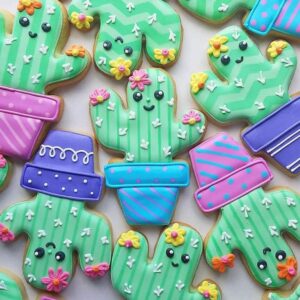 Llama and Cactus Cookie Cutters 4-Pc Set Made in USA by Ann Clark