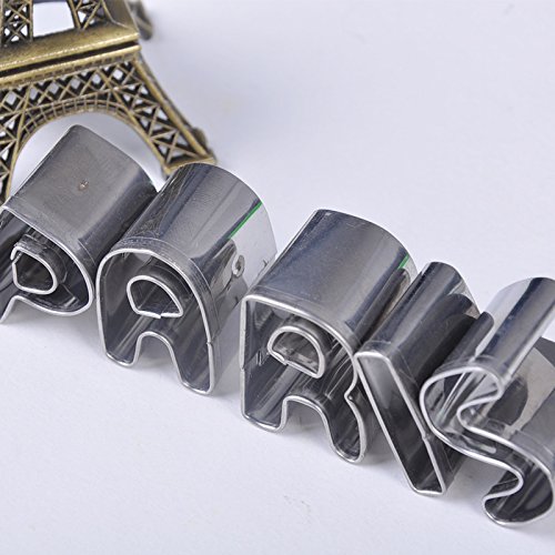 Cookie Cutter Set, 26pcs Stainless Steel Alphabet Letters Biscuit Cookies Cutters Molds, Mini A-Z Shaped Mould Decorating Tool