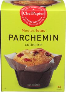 paper chef parchment cup lotus 12 count (pack of 6)