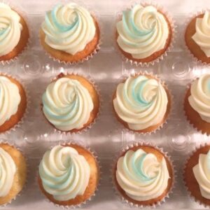 Decony Mini White Baking Cups Cupcake Liners ,candy cups - 1" X 3/4" ideal use for holding truffles , chocolate covered strawberries , candy and nuts - 1000 pc.