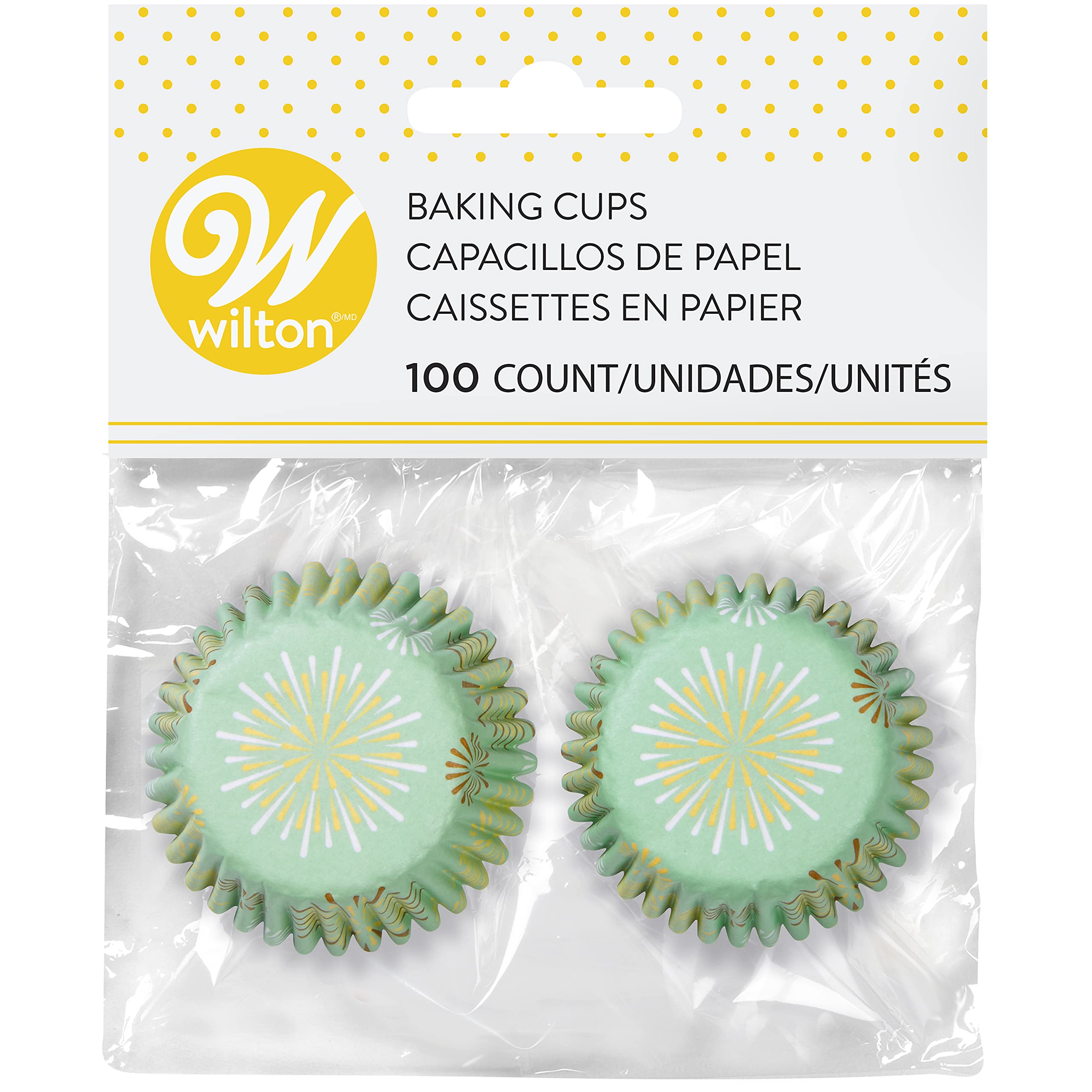 Wilton 100 Count Mini Starburst Baking Cups, Assorted